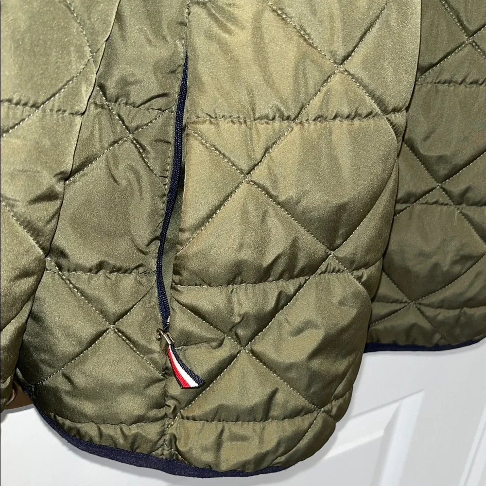 Tommy Hilfiger Women’s Quilted Jacket Size XL Olive Green